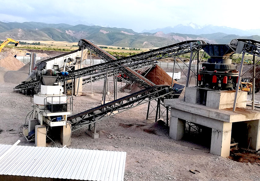 安徽滁州时产200吨花岗岩制砂生产线